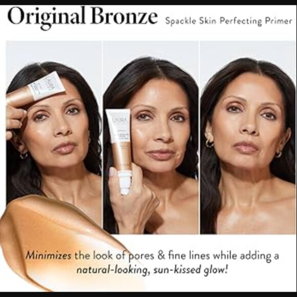 🔥3/$30 NEW Laura Geller Spackle Skin Perfecting Primer Original Bronze $36.00 - Picture 10 of 10
